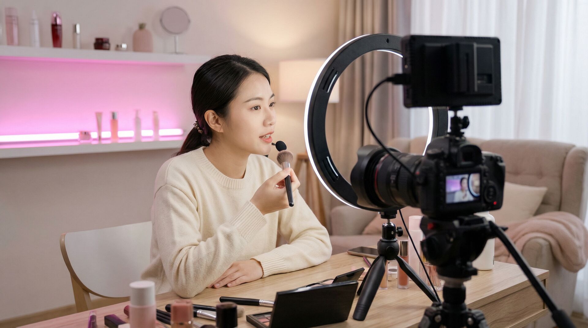 困困兔美妆教程视频